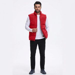 Blousons matelassés en toile pour hommes, style personnalisé 2026, manches longues, fermeture éclair, séchage rapide, respirants, pour usage hivernal urbain - Product Image 1