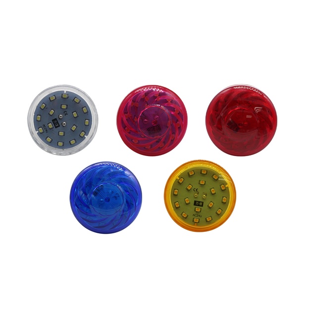 24V LED Funfair Lights E14 60MM Solid Color White Red Blue Green Pink Yellow Strobing Lighting Effect Plastic Point Lights