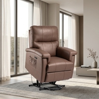 Fauteuil releveur inclinable électrique à double moteur VANBOW pour personnes âgées et patients