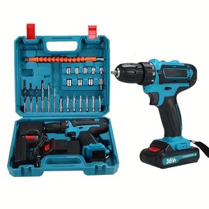 Taladro Inalámbrico OEM Personalizado de 21V sin Escobillas, Kit Multiherramienta sin Llave, Llave de Impacto de Velocidad Variable, Destornillador a Batería DS-9 Cor - Product Image 1