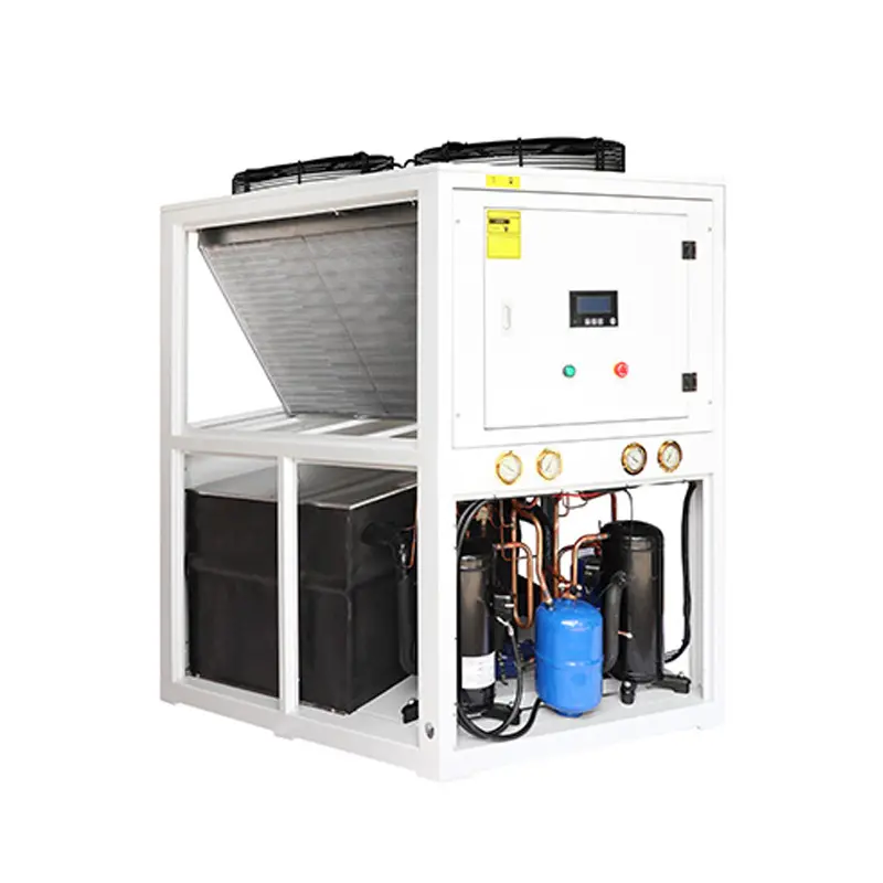 Охладитель с высокой температурой окружающей среды 55C охлаждающий хладагент R134A 20 л.с. 55 кВт 20 тонн охладитель с воздушным охлаждением 60 Гц