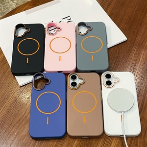 Nueva Funda Magnética Esmerilada para Teléfono Móvil, Diseño Urbano, TPU+PC, para 16 Promax 15 14 13 12 11, Carcasa Antigolpes - Product Image 2