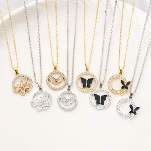 <span class=keywords><strong>En</strong></span> <span class=keywords><strong>vente</strong></span> 1KG mode colliers 120-180pcs <span class=keywords><strong>gros</strong></span> acier inoxydable pendentif papillon coeur trèfle pas cher <span class=keywords><strong>gros</strong></span> <span class=keywords><strong>bijoux</strong></span> - Product Image 2