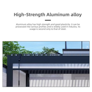 Hot bán bioclimatic thiết kế hướng dẫn sử dụng louvered pergola cho gia đình sân sau BBQ khu - Product Image 4