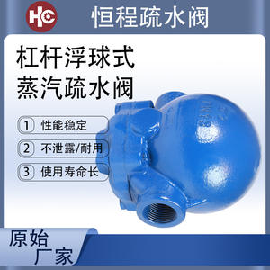 Soupape hydraulique à levier en fonte ductile FT14 PN16, piège à vapeur à flotteur, fileté, économie d'énergie - Product Image 6