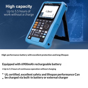 Oscilloscope portable Siglent SHS810X 100 MHz 2CH 1GSa/s Multi-mode Écran TFT-LCD 5,6 pouces Garantie 1 an Origine Chine SHS810 - Product Image 3