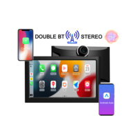 Maustor nouveau 7 pouces avant 2K plein écran tactile sans fil Android Auto Carplay Dashcam voiture Navigation autoradio