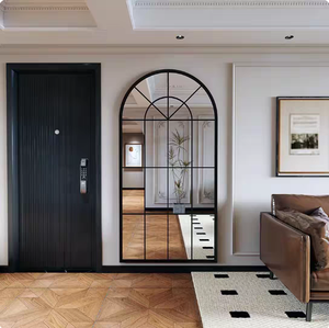 <span class=keywords><strong>Specchio</strong></span> Decorativo da Terra in Lega di Alluminio con Cornice in Stile Art Déco per Camera da Letto e Bagno - Product Image 2