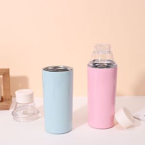 ขวดน้ำสแตนเลส 450 มล. ผนังสองชั้น 18/8 ป้องกันการรั่วซึม พร้อมไส้กรอง สำหรับเล่นกีฬา เดินทาง ใช้เป็นกระติกน้ำร้อน ชา แก้วน้ำ  รับสกรีนโลโก้ - Product Image 3