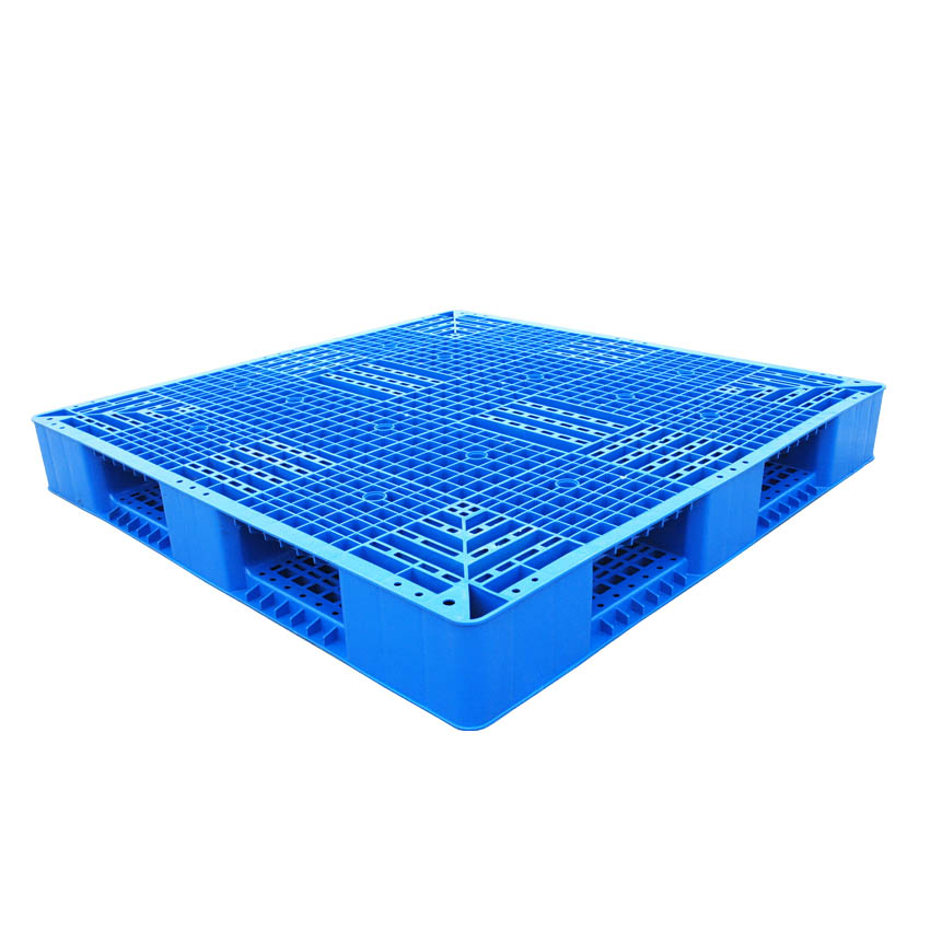 Heavy Duty 3 Skides Open Dek 1200X800 Plastic Pallet/Palet 1500x120 0/1200x80 0/120x12 0/1414 Met Stalen Wapening