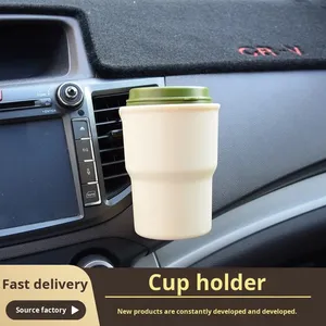 Soporte Multifuncional para Teléfono y Bebidas en el Coche, Cubo de Basura, Caja de Almacenamiento para Ventilación, Reposabrazos, Puerta, Asiento Trasero, Accesorios Premium para Coche - Product Image 5