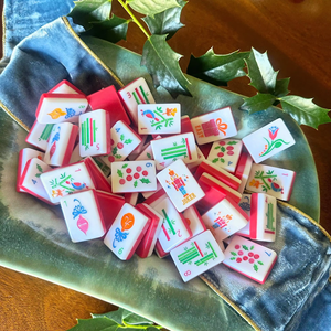 Ensemble de Mahjong pour Fêtes, Mahjong Américain Personnalisé Style <span class=keywords><strong>Paradis</strong></span> Moderne, 160 Tuiles <span class=keywords><strong>en</strong></span> Acrylique de Luxe - Product Image 3