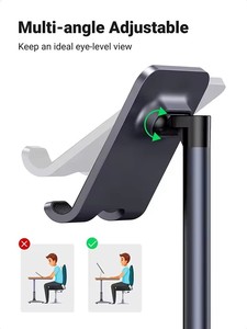 Soporte Ajustable para Escritorio UGREEN LP280 para Teléfono Inteligente, Soporte para Tablet de ABS, Accesorios de Escritorio, Base con Peso para iPhone, Samsung, <span class=keywords><strong>Xiaomi</strong></span> - Product Image 3