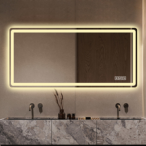 <b>LED</b> Bathroom Vanity <b>Mirror</b> 28x60inch Anti Fog Dimmable Shatter Proof Tempered Glass <b>Wall</b> Mounted Ideal For Bathroom - Product Image 1