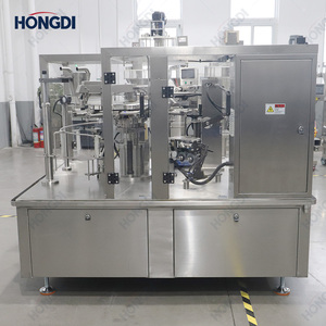 Automatic 8 Station Rotary Plastic Wrapping Filling <b>Machine</b> for Granule Premade Pouch Doypack for Nuts Snacks <b>Candy</b> Seeds - Product Image 6