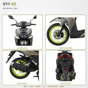 <span class=keywords><strong>Scooter</strong></span> à essence <span class=keywords><strong>50cc</strong></span> V11-02 EEC Euro 5, 4 temps, refroidissement par air, cyclomoteur 45 km/h <span class=keywords><strong>pour</strong></span> adultes, vente chaude - Product Image 2