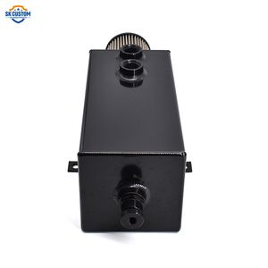 Lattina di raccolta dell'olio in alluminio universale con rubinetto di scarico del filtro di sfiato serbatoio di raccolta dell'olio da <span class=keywords><strong>2</strong></span> litri arruffato - Product Image 2