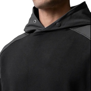 Sweat à capuche en molleton français épais et doux de haute qualité, imperméable, personnalisé pour homme, épaules tombantes, molleton surdimensionné, sweat à capuche technique - Product Image 2