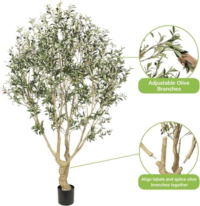 Olivo Artificial de 60-210 cm con Ramas Desmontables, Árbol Decorativo de Imitación para Interiores/Exteriores, Decoración del Hogar, Planta Artificial en Stock - Product Image 5