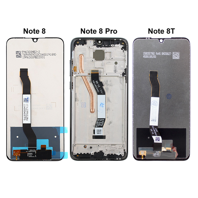 High Quality OEM Smart Phone LCD for Redmi Note8 Note 8 Pro Touch Screen Display Replacement with 6 Month Warranty