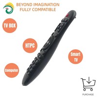 Control Remoto Inteligente IR de 33 Botones, Negro, de Plástico ABS, con Código Variable, para Android TV BOX, Producto Personalizable de Fábrica