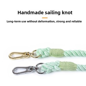 Collier en P-chain court et ajusté en coton doux, classique et durable, pour chiens <span class=keywords><strong>de</strong></span> petite/moyenne taille - Vente en gros transfrontalière - Product Image 4