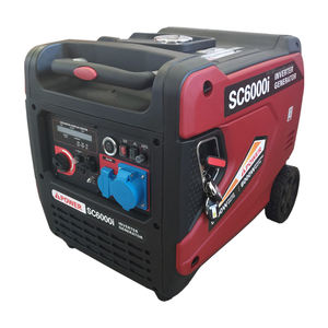 220 вольт ультра-бесшумный портативный 6 кВА газовый инверторный генератор/Новый Электрический бензиновый 6000 Вт бесшумный инверторный генератор - Product Image 5