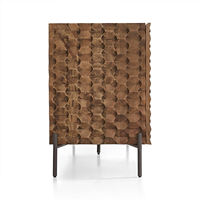 Buffets en bois pour salon, armoire de rangement grise, buffet de luxe, meuble de rangement moderne, table de buffet