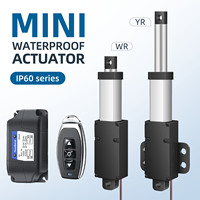 Mini-actuateur linéaire électrique 12V DC avec support gratuit, force maximale 33 lbs, certifié ROHS pour armoires, ouvre-fenêtre, robotique