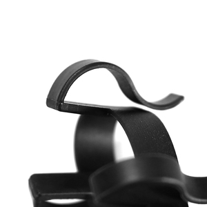 Trenzador de Cabello de Plástico Negro, Clip para Cola de Caballo, Herramienta para Peinar - Product Image 2