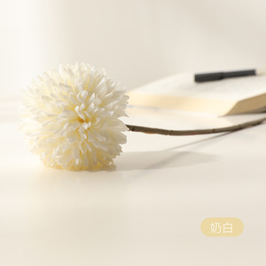 Flor Artificial de Crisantemo Ruilisi, 30cm-100cm, Flor de Seda para Decoración del Hogar y Bodas - Product Image 4