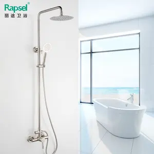 Set de ducha de baño multifunción, SUS 304, acero inoxidable