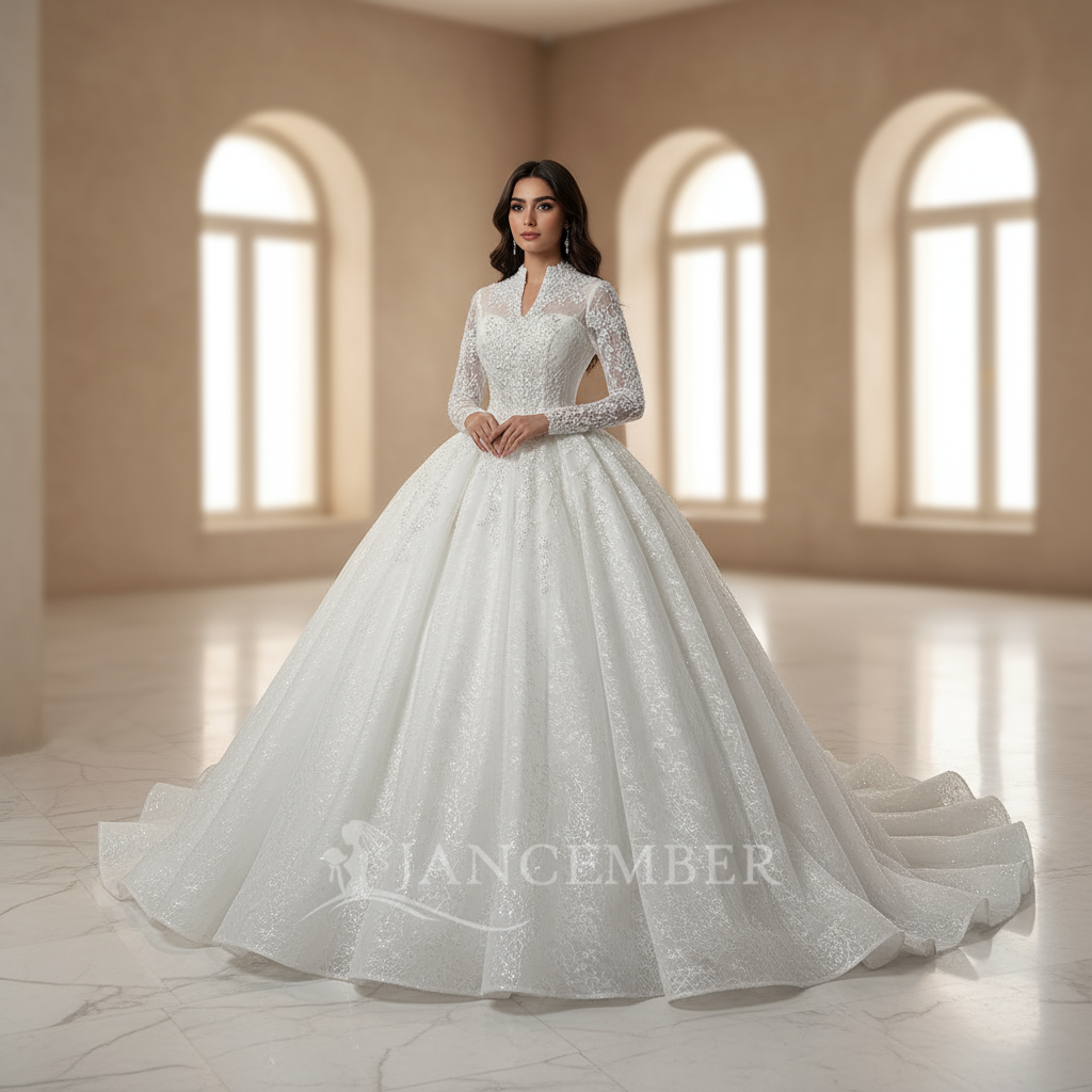 wedding dresses long sleeve islamic