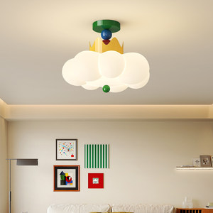 Creative Colorful Cartoon Cloud Ceiling Light Led For Kids Room Bedroom Lighting Fixture - Product Image 3