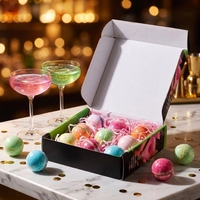 Bombes aromatisées pour boissons 9*15g, assortiment de bombes pour boissons sans alcool 135g, stock USA, collection de neuf saveurs, présentoir de vente au détail pour fêtes