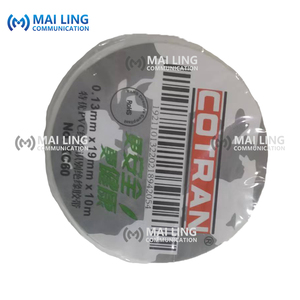 Ruban isolant électrique haute tension ignifuge COTRAN Air PVC Jumbe Roll KC60 0,13 mm*19 mm*10-2 m, excellente résistance à la traction - Product Image 2