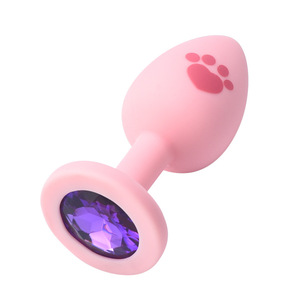 Özelleştirilebilir kedi pençe desen popo fiş köy silikon Anal fişler yetişkin seks oyuncak çift için - Product Image 6