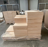 Collection de panneaux en bois massif de conception moderne Planches en bois de paulownia pour la construction