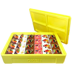 Vente chaude <span class=keywords><strong>OKEN</strong></span> 24L Tiramisu Spécial EPP Thermique Récipient Alimentaire avec Couvercle Personnalisé Divers Accessoires Connexes pour Chariot De Nourriture - Product Image 1