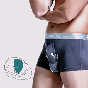 Caleçons Boxers Hommes Tendance en Soie Glacée avec Poche en U pour Soutien Scrotal – Sous-vêtements Quotidien - Product Image 1