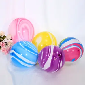 10 12inch Thick Globo Marbleagate Ballons Latex Helium Marble Agate Balloons Wedding