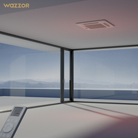 Ventanas Abatibles y Oscilobatientes de Vidrio Templado con Aislamiento Térmico y Marco de Aleación de Aluminio Moderno para Apartamentos de Estilo Nuevo Wazzor