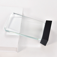 Trophée en cristal K9 vierge, style sportif, avec base en verre, écologique, personnalisable avec logo, plaque gravée, vente en gros usine, prix abordable