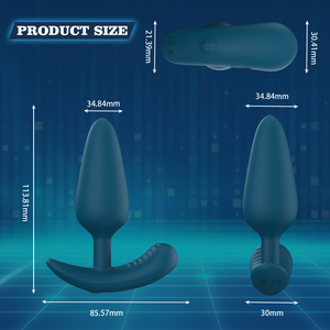 Vibratore Anale in Silicone Liquido Morbido per Alimenti con Controllo Remoto/APP, Giocattolo Sessuale, Plug Anale, Gioco Anale, Vendita all'Ingrosso, Fabbrica OEM & ODM - Product Image 2