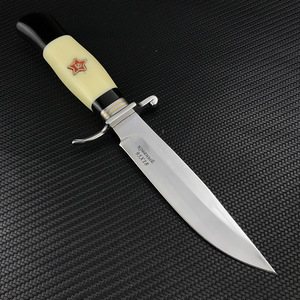 Cuchillo Táctico de Supervivencia de Alta Calidad con Clip para Funda, Hoja Recta de Acero Inoxidable, Mango de Resina, para Caza, OEM, DIY 1 - Product Image 2