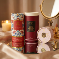 Bouteille d'huile de parfum de luxe personnalisée de 30ml 50ml 100ml Emballage de parfum Boîte de tube de papier cylindrique Emballage de parfum arabe avec EVA