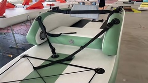 Drop Stitch Inflatable Fishing Boat with Seats SUP-Kayak Hybrid for Solo Anglers, Water Sports Enthusiasts - Product Image 6