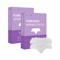 Patchs anti-rides pour le front OEM avec masque en feuille d'aloe vera et de collagène pour peaux sensibles et sèches, soin anti-âge du visage, 12 patchs par paquet