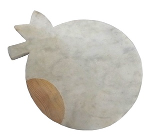 Elegant Wood and Marble Chopping Board Stylish Durable Kitchen Cutting Board with Matching Mats and Pads for Home Use - Product Image 1