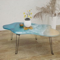 DM643 Moule en résine pour plateau de charcuterie irrégulier de grande taille, pour la création de plateaux en résine époxy, de décorations artistiques DIY et de planches à découper de type table rivière
